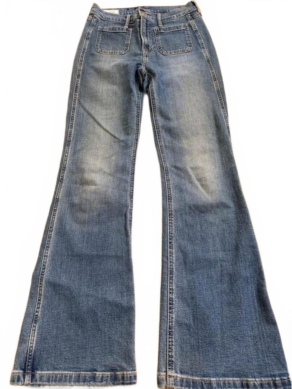 Gap 70s Flare Front Pocket Jeans Sz 4